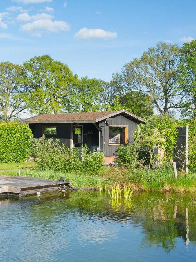 B&B Pipowagen "Het Wellnesst" Op Wellness Camping En B&B Stoltenborg Meddo エクステリア 写真